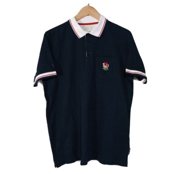 Cotton Traders Shirts Cotton Traders Classic Mens Large Blue Short